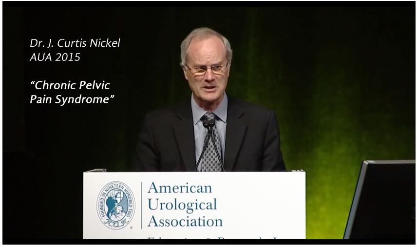 Dr. Curtis Nickel speaking at the AUA 2015 Conference