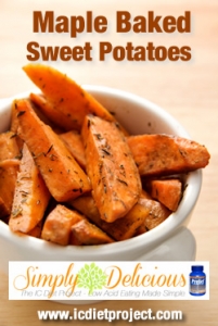 Maple Baked Sweet Potato Recipe
