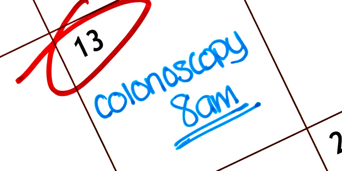 Picture of Calendar with a colonoscopy scheduled